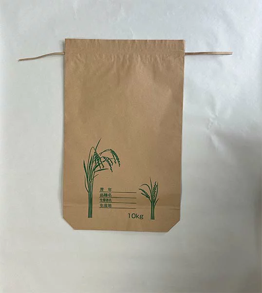ダイソー-10kg用クラフト米袋-代用品-おすすめ, ダイソー-米袋-10kg-収納アイデア, ダイソー-お米10kg-収納-クラフト袋, ダイソー-米びつ-10kg-代用-収納方法
