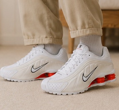 Nike Shox R4 メンズ カジュアル コーディネート